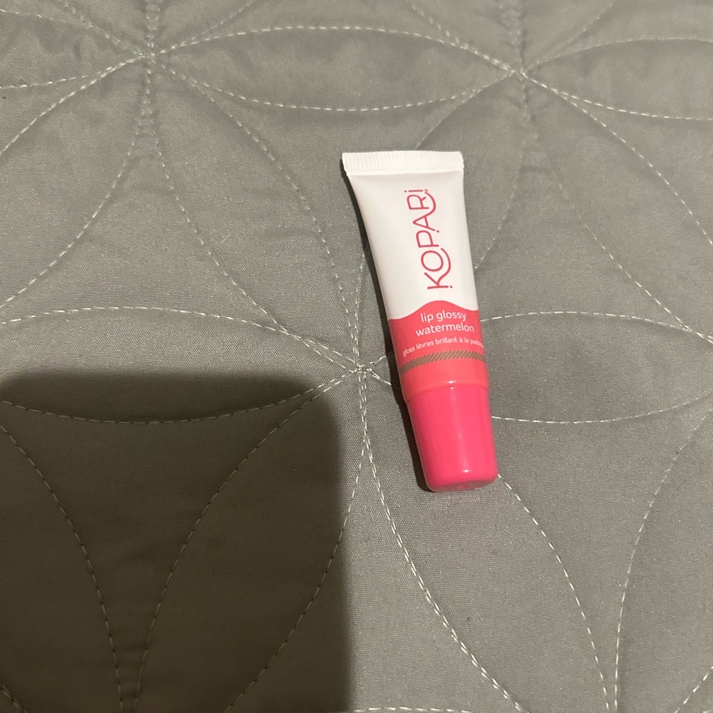 kopari lip gloss full size brand new never used clear gloss in watermelon flavor